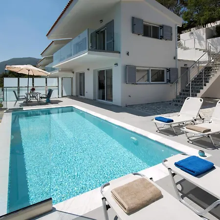 Villa Astounding Corfu 2 Bedrooms Clara Wonderful Sea Mountain Views Pirgi