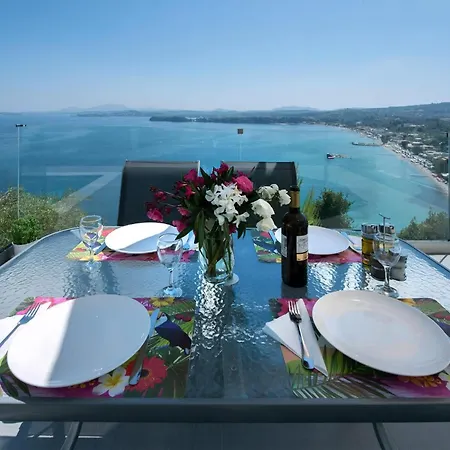 Astounding Corfu 2 Bedrooms Clara Wonderful Sea Mountain Views Pirgi Villa