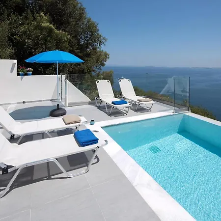 Villa Astounding Corfu 2 Bedrooms Clara Wonderful Sea Mountain Views Pirgi