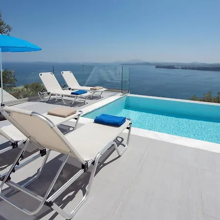 Willa Astounding Corfu 2 Bedrooms Clara Seaviews Pyrgi (Corfu)