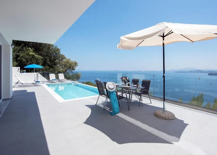 Vilă Astounding Corfu 2 Bedrooms Clara Seaviews *