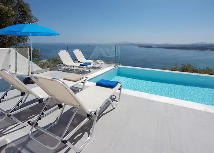 Vilă Astounding Corfu 2 Bedrooms Clara Seaviews Pyrgi (Corfu)